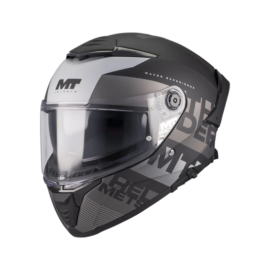 Casco MT Helmets Thunder 4 SV Waves B2 Mate, vista 2