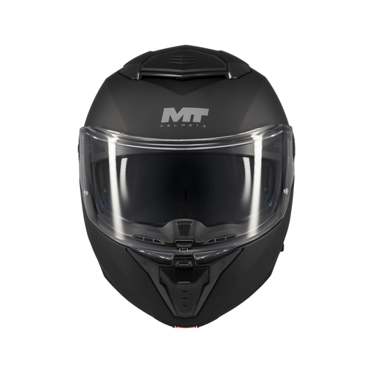 Casco MT Helmets Atom 2 SV Solid A1 Negro Mate, vista 2