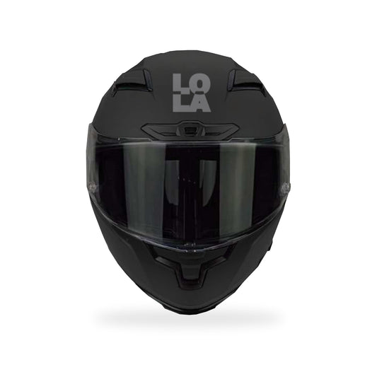 Casco Lola Helmets Nude Negro Mate - vista 2