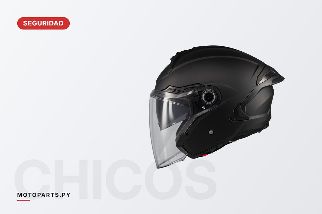 Casco abierto MT Cosmo SV para llevar un chico en moto