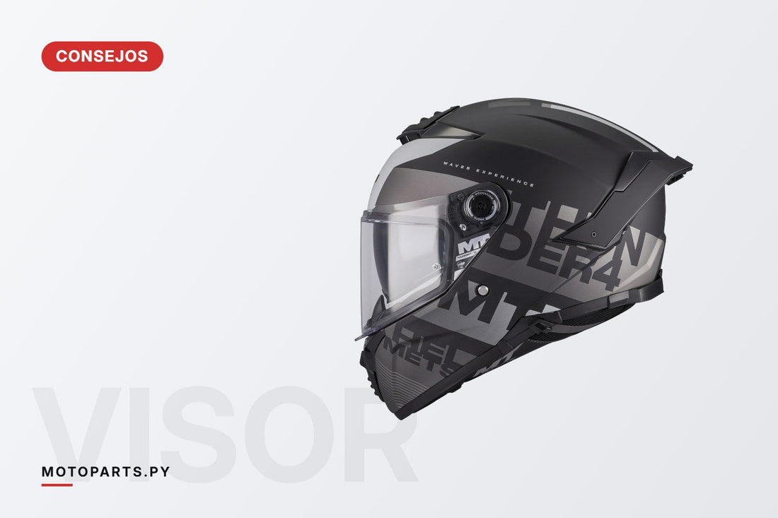 Casco MT Thunder 4 SV con visor: cómo evitar que se empañe