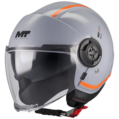 Casco MT Helmets Viale SV S Tasty C4 Brillo