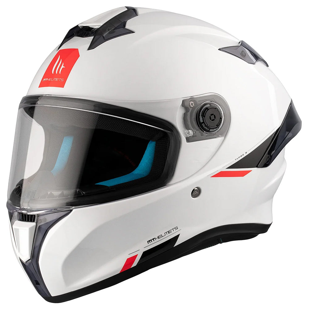 Casco MT Helmets Targo S Solid A0 Perla Brillo