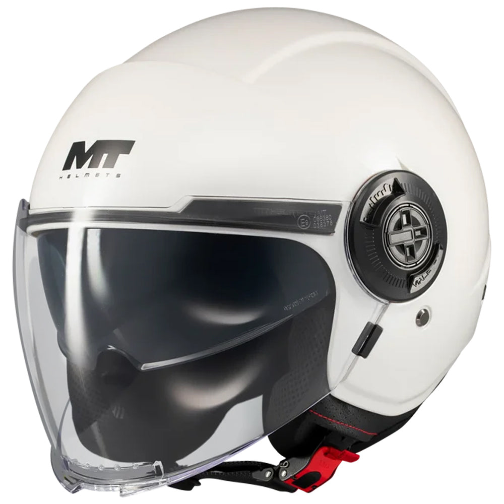 Casco MT Helmets Viale SV S Pure A0 Brillo