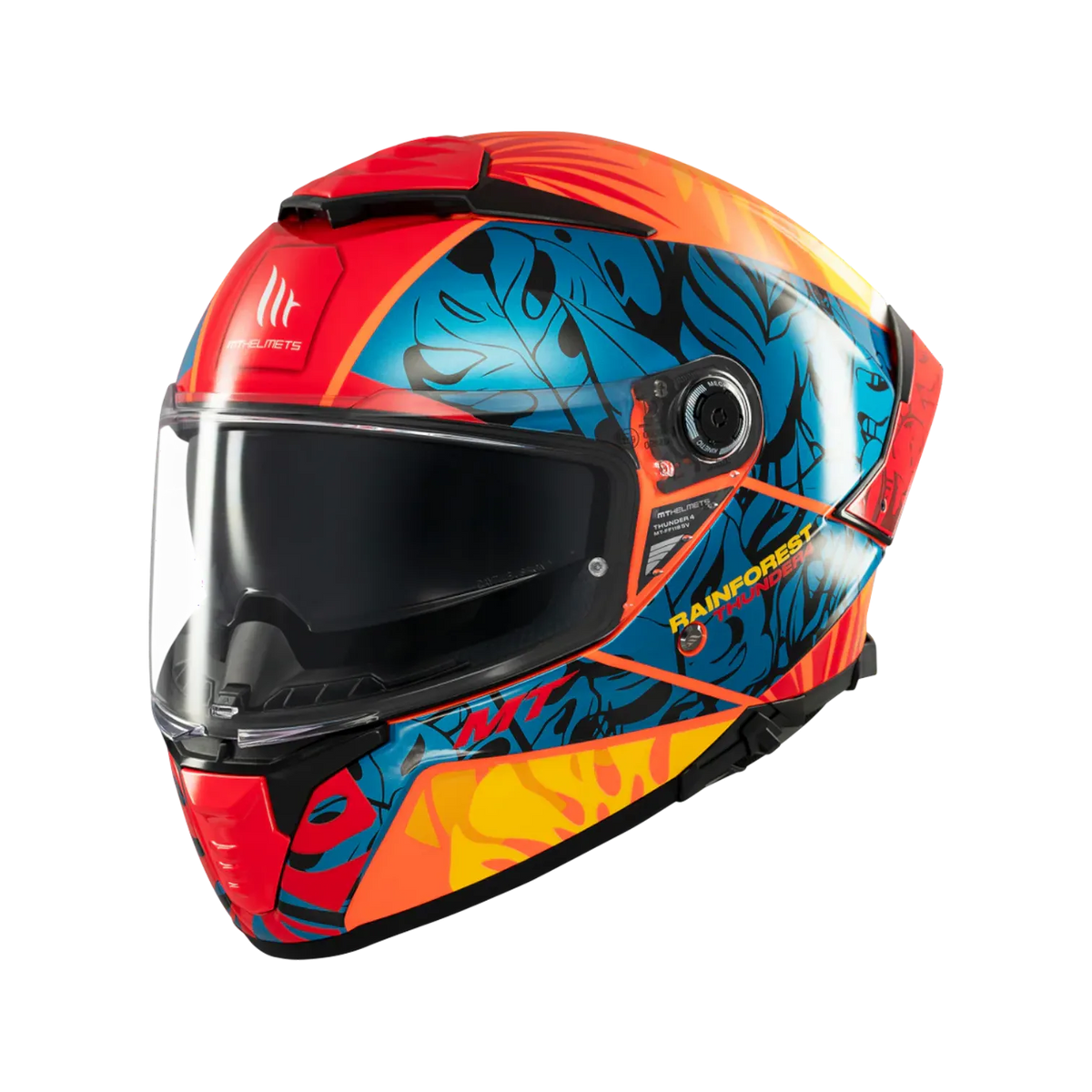 Casco MT Helmets Thunder 4 SV Rainforest C4 Brillo, vista 2