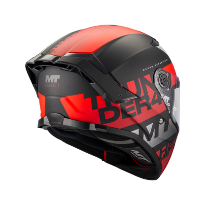 Casco MT Helmets Thunder 4 SV Waves B5 Mate, vista 4