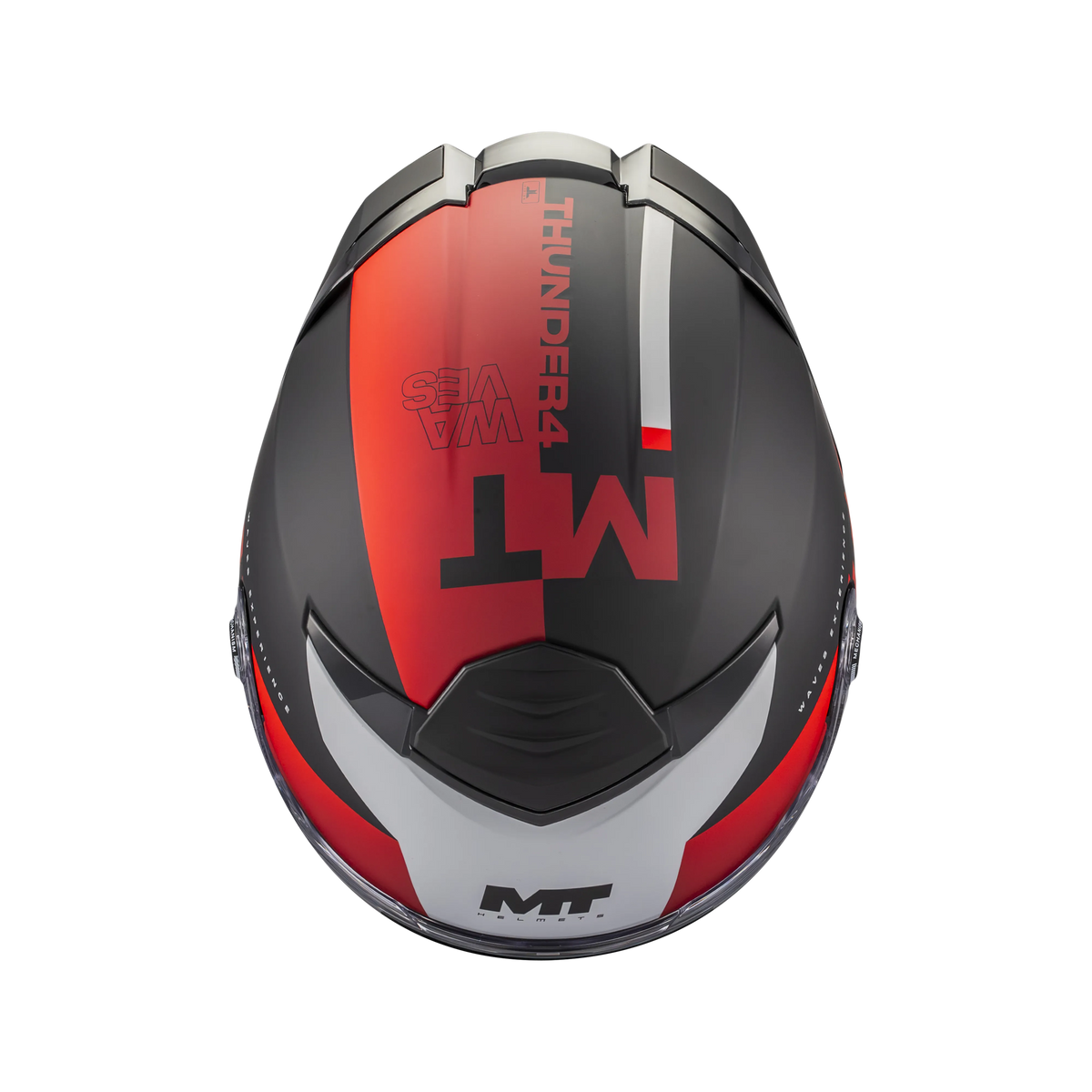 Casco MT Helmets Thunder 4 SV Waves B5 Mate, vista 6