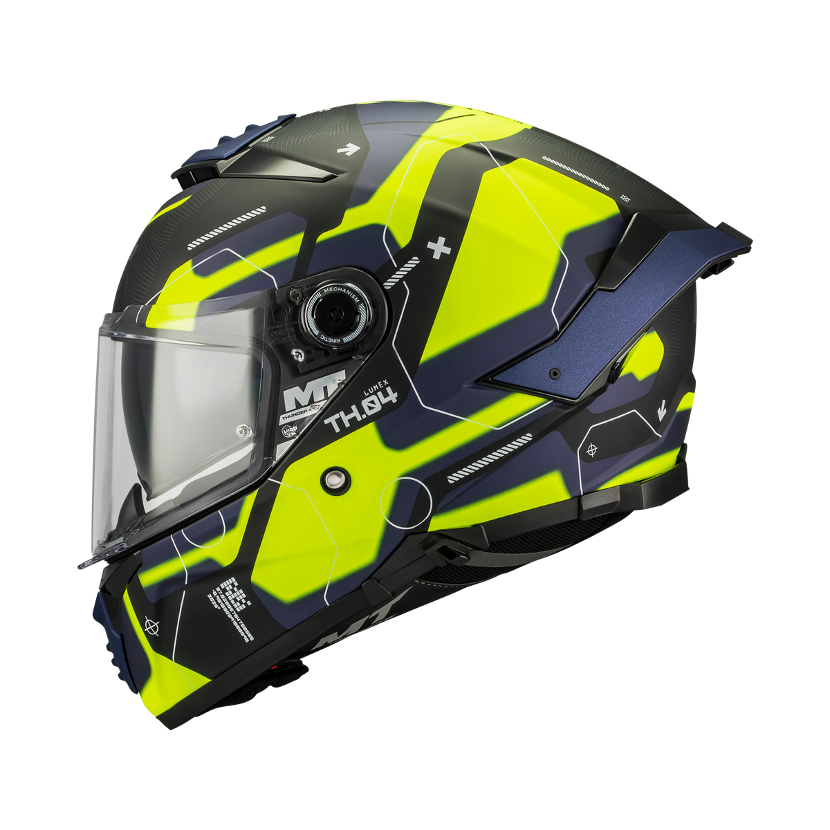 Casco MT Helmets Thunder 4 SV Lumex B27 Mate, vista 1