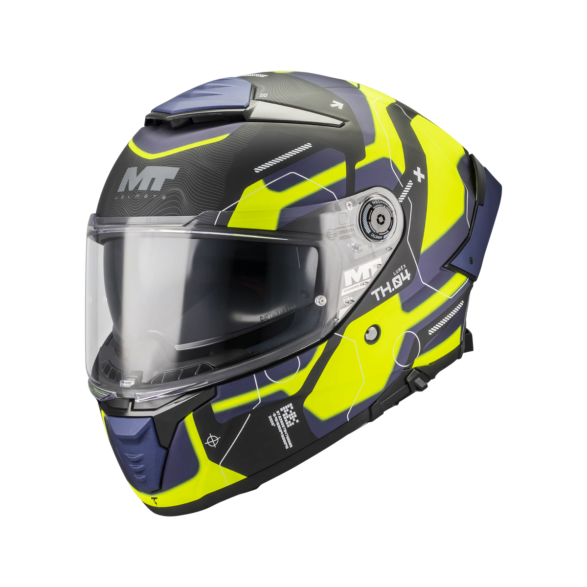 Casco MT Helmets Thunder 4 SV Lumex B27 Mate, vista 2