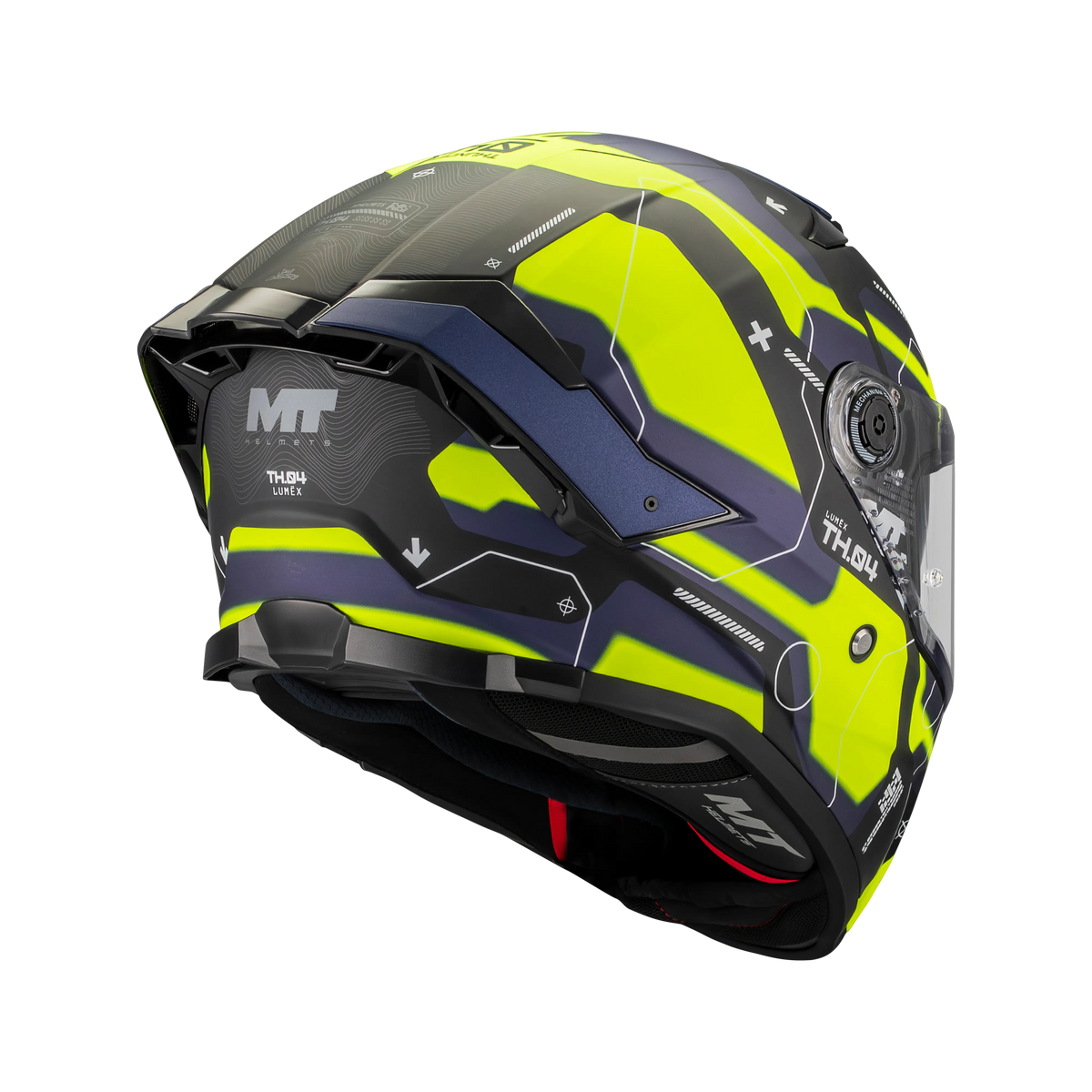 Casco MT Helmets Thunder 4 SV Lumex B27 Mate, vista 4