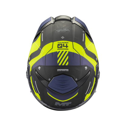 Casco MT Helmets Thunder 4 SV Lumex B27 Mate, vista 6