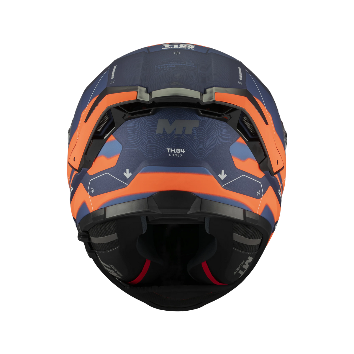 Casco MT Helmets Thunder 4 SV Lumex C24 Mate, vista 5