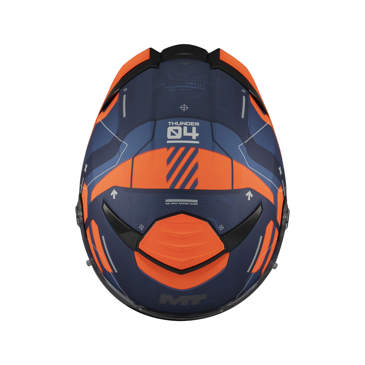 Casco MT Helmets Thunder 4 SV Lumex C24 Mate, vista 6