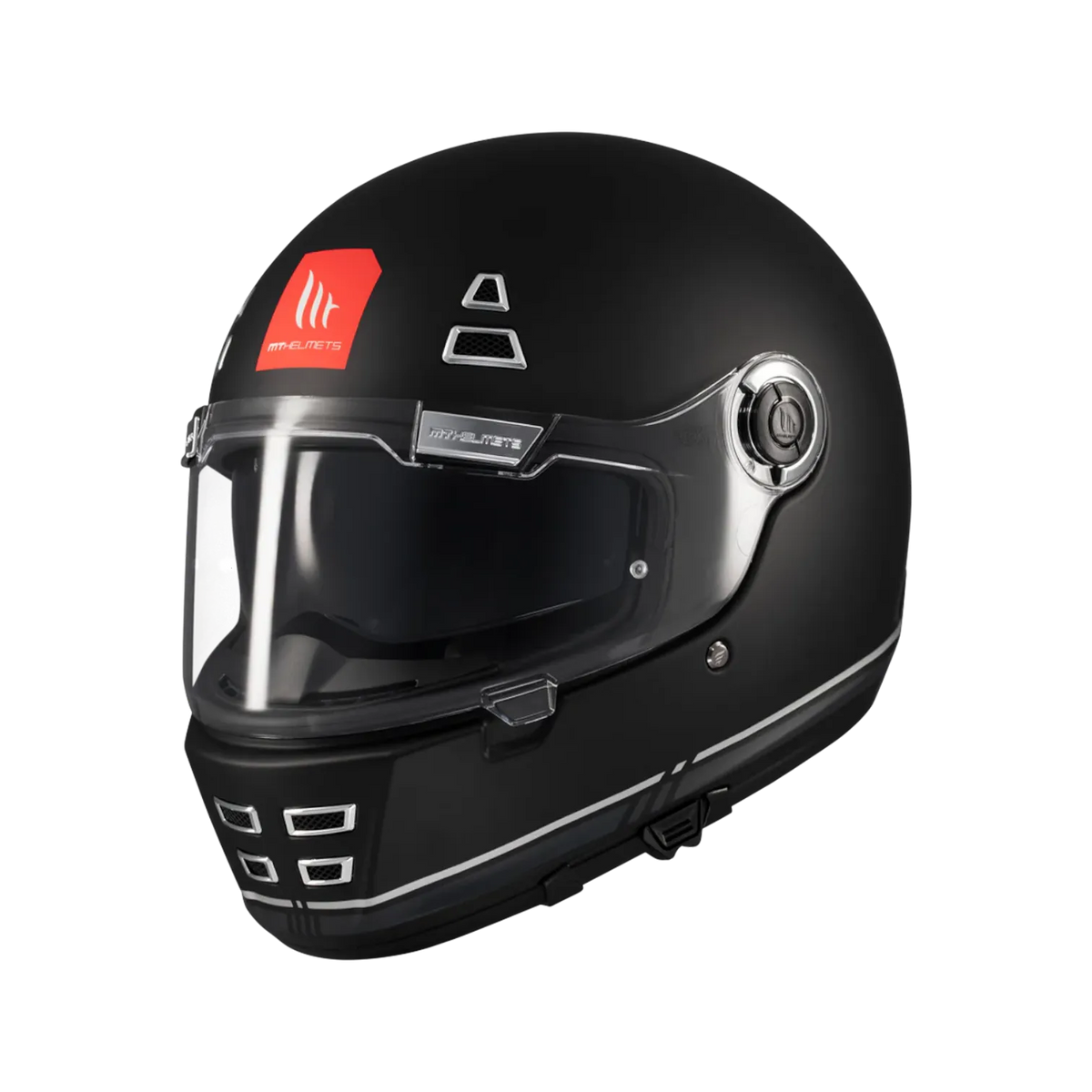 Casco MT Helmets Jarama SV Solid B2 Negro Mate, vista 2