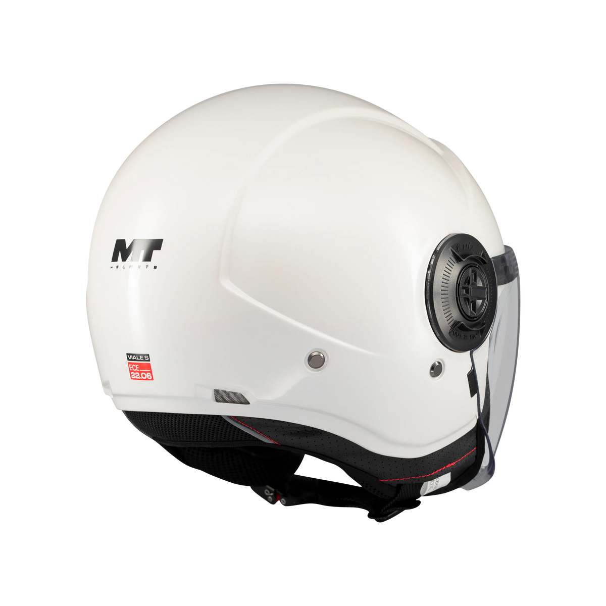 Casco MT Helmets Viale SV S Pure A0 Brillo, vista 3