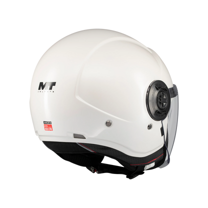 Casco MT Helmets Viale SV S Pure A0 Brillo, vista 3