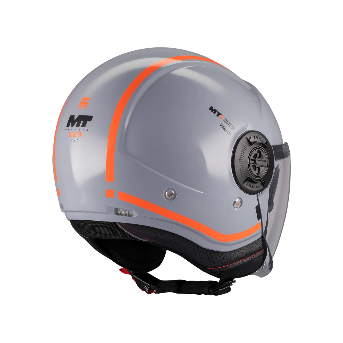 Casco MT Helmets Viale SV S Tasty C4 Brillo, vista 4
