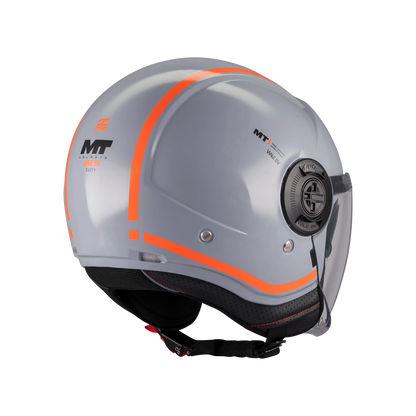 Casco MT Helmets Viale SV S Tasty C4 Brillo, vista 4