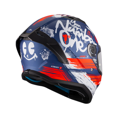 Casco MT Helmets Stinger 2 Rocket C17 Mate, vista 4