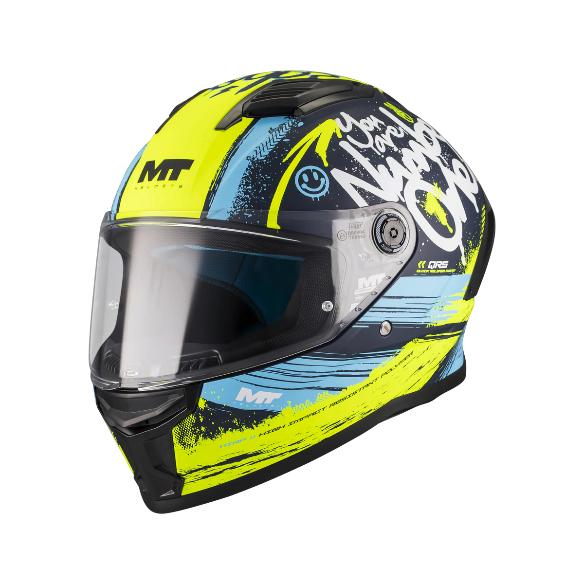 Casco MT Helmets Stinger 2 Rocket C3 Mate, vista 2