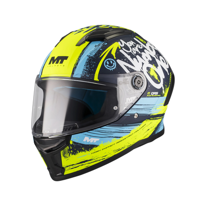Casco MT Helmets Stinger 2 Rocket C3 Mate, vista 2