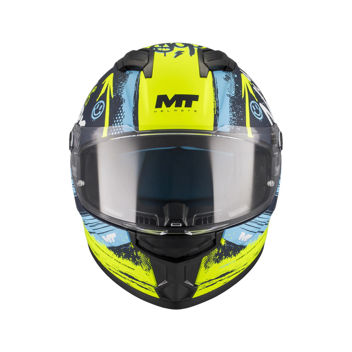 Casco MT Helmets Stinger 2 Rocket C3 Mate, vista 3