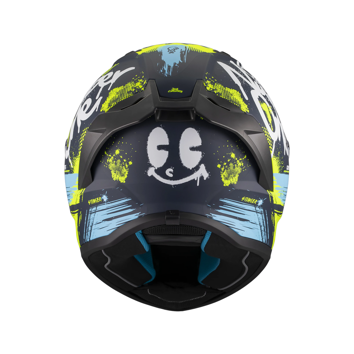 Casco MT Helmets Stinger 2 Rocket C3 Mate, vista 5