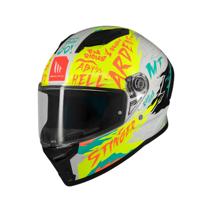 Casco MT Helmets Stinger 2 Ardent A3 Brillo, vista 2