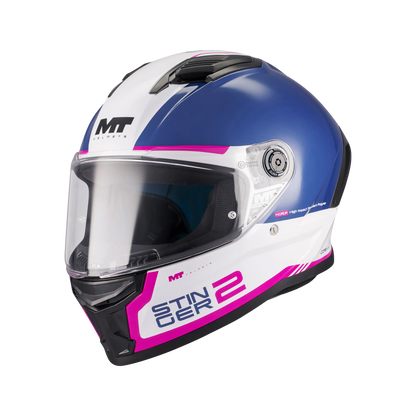Casco MT Helmets Stinger 2 Core A8 Brillo, vista 2