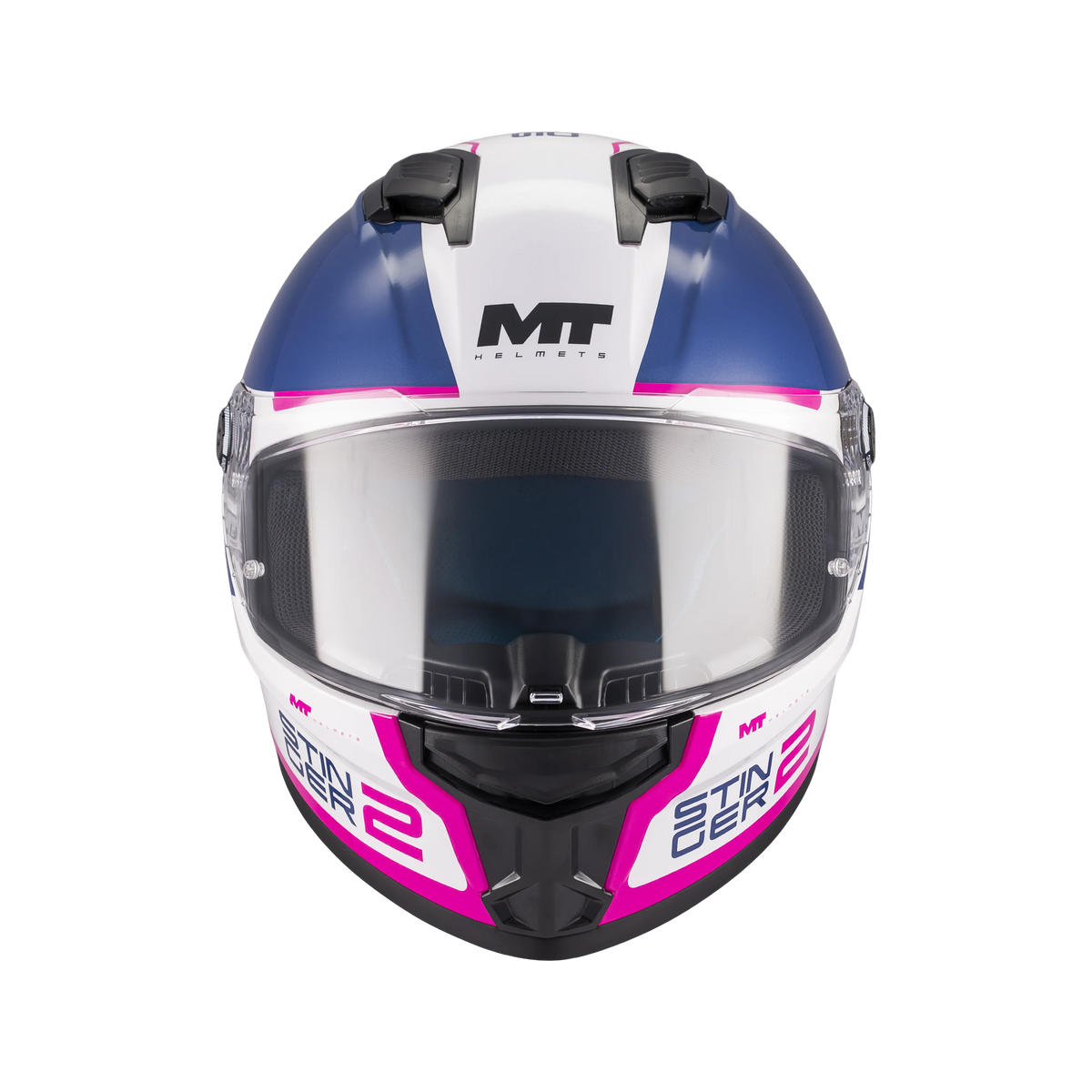 Casco MT Helmets Stinger 2 Core A8 Brillo, vista 3