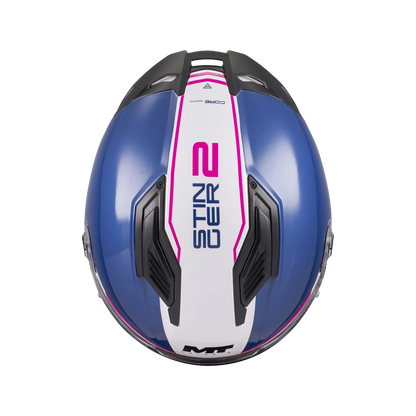 Casco MT Helmets Stinger 2 Core A8 Brillo, vista 6