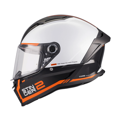 Casco MT Helmets Stinger 2 Core B0 Brillo, vista 1