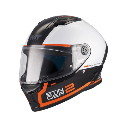 Casco MT Helmets Stinger 2 Core B0 Brillo, vista 2