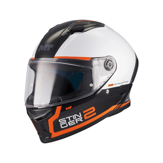 Casco MT Helmets Stinger 2 Core B0 Brillo, vista 2