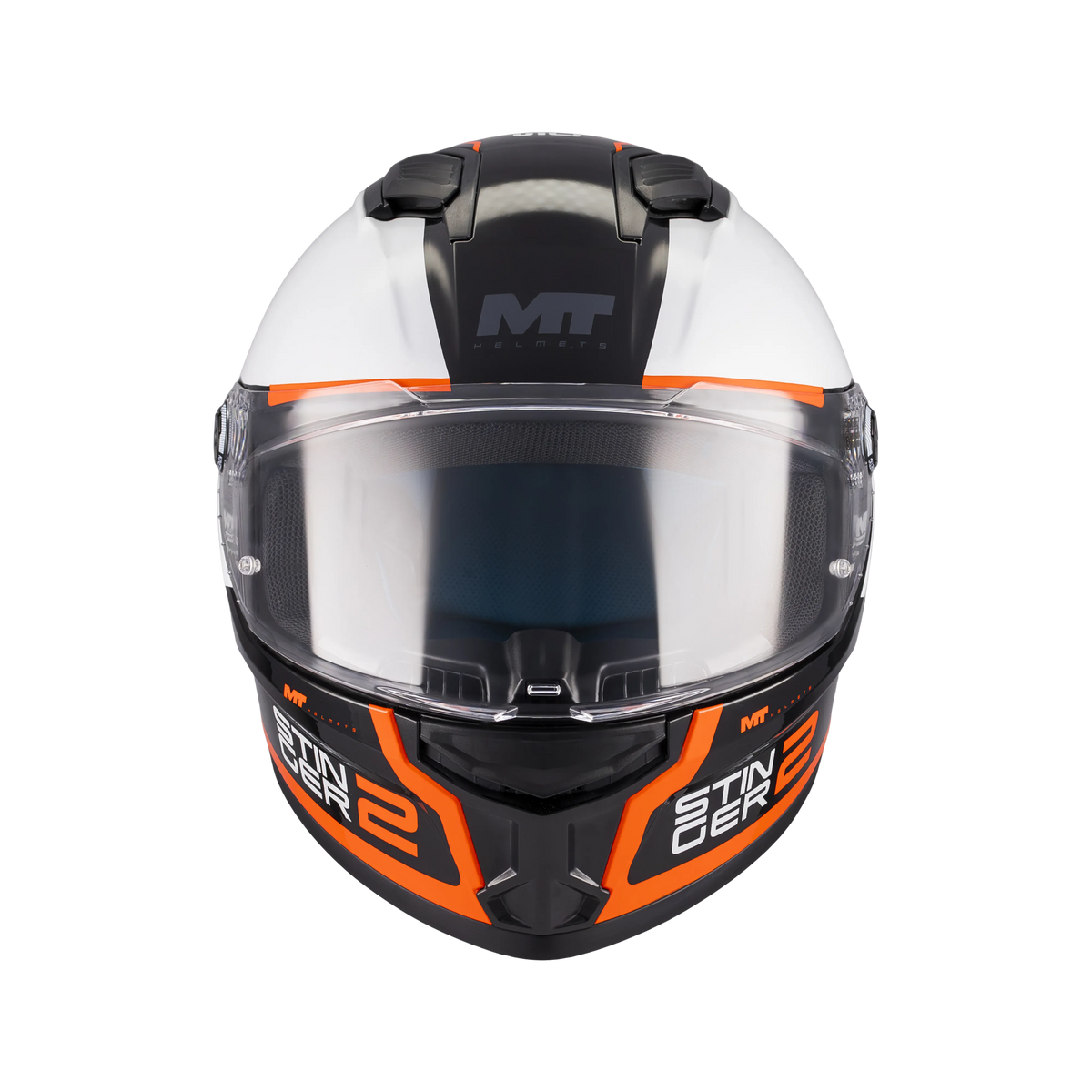 Casco MT Helmets Stinger 2 Core B0 Brillo, vista 3
