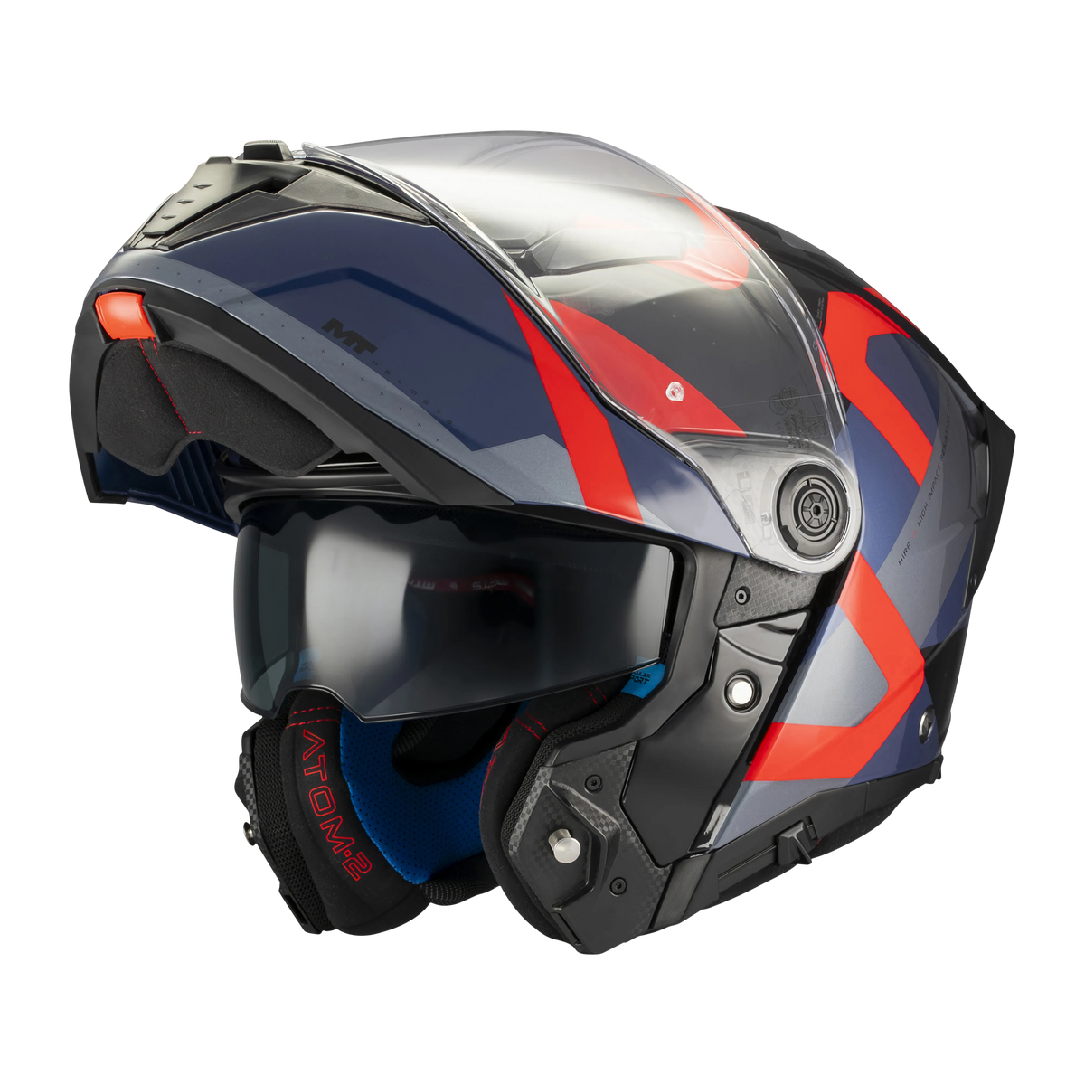 Casco MT Helmets Atom 2 SV Dexter B15 Brillo, vista 2