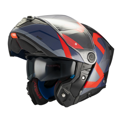 Casco MT Helmets Atom 2 SV Dexter B15 Brillo, vista 2