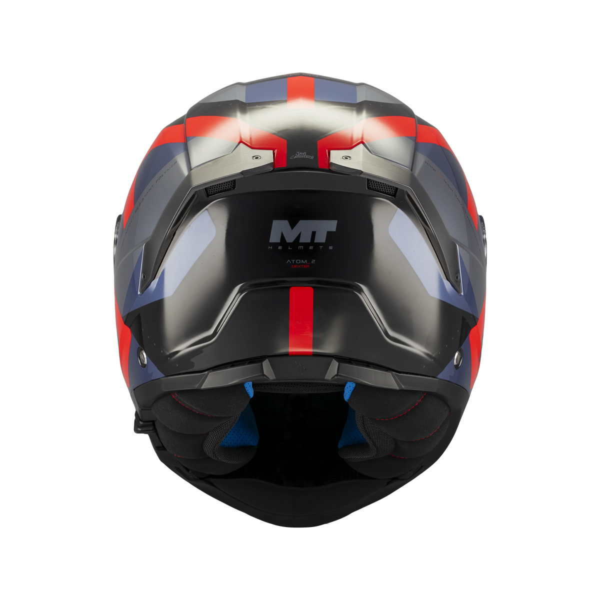 Casco MT Helmets Atom 2 SV Dexter B15 Brillo, vista 5