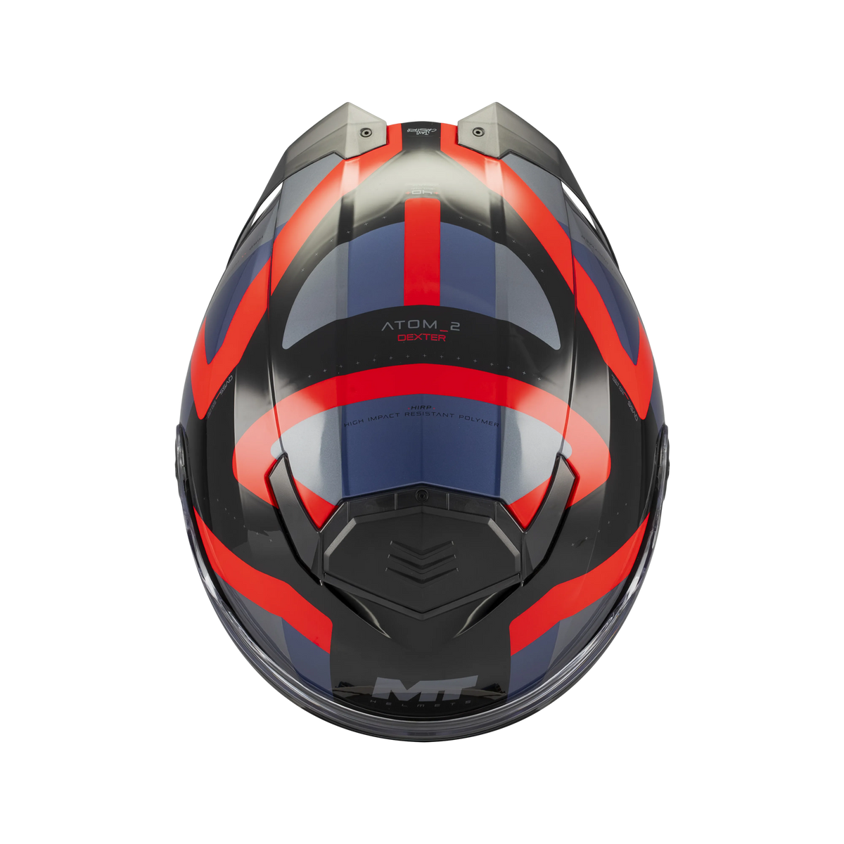 Casco MT Helmets Atom 2 SV Dexter B15 Brillo, vista 6