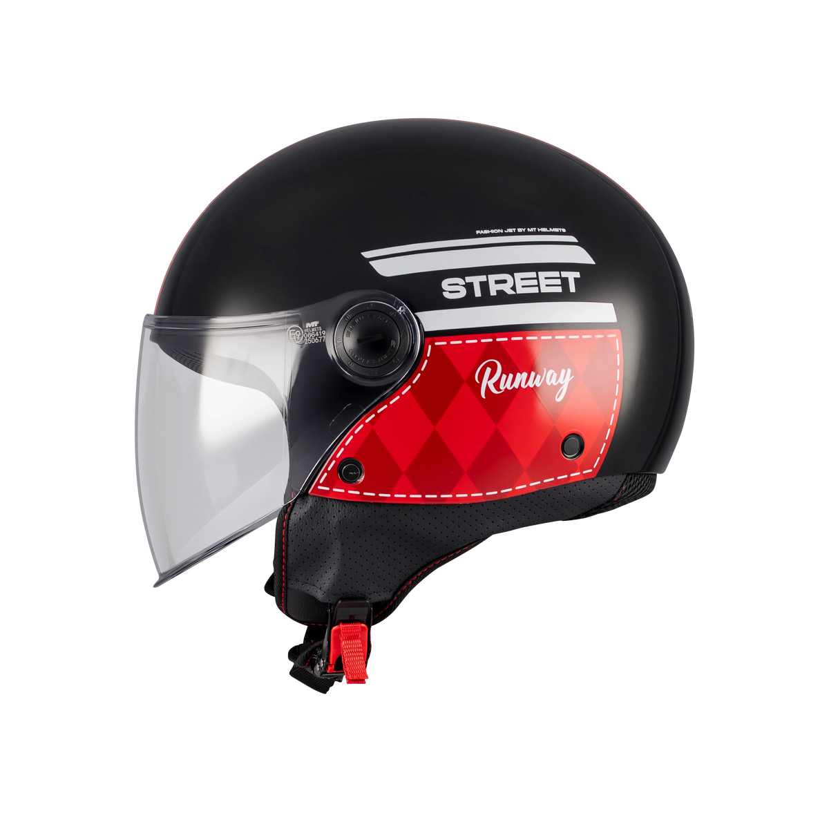 Casco MT Helmets Street S Runway B5 Brillo, vista 1