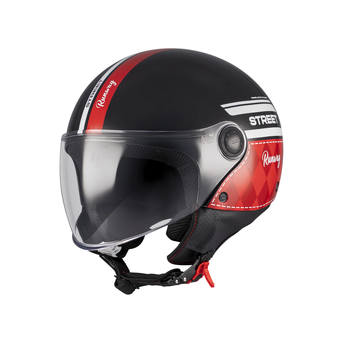 Casco MT Helmets Street S Runway B5 Brillo, vista 2
