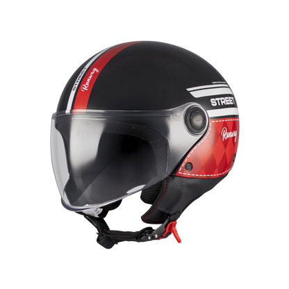 Casco MT Helmets Street S Runway B5 Brillo, vista 2