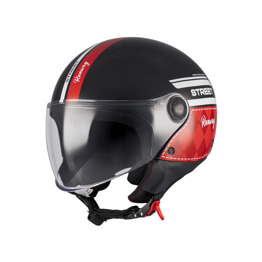 Casco MT Helmets Street S Runway B5 Brillo, vista 2