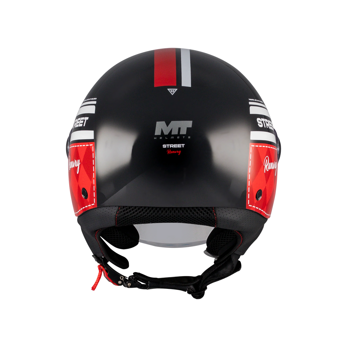 Casco MT Helmets Street S Runway B5 Brillo, vista 5