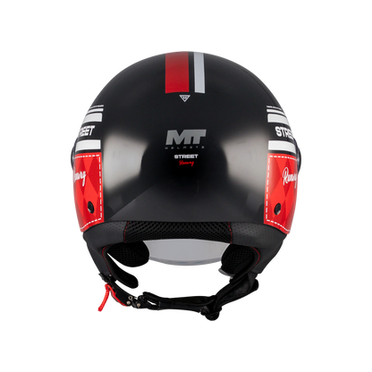 Casco MT Helmets Street S Runway B5 Brillo, vista 5