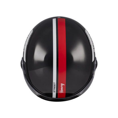 Casco MT Helmets Street S Runway B5 Brillo, vista 6