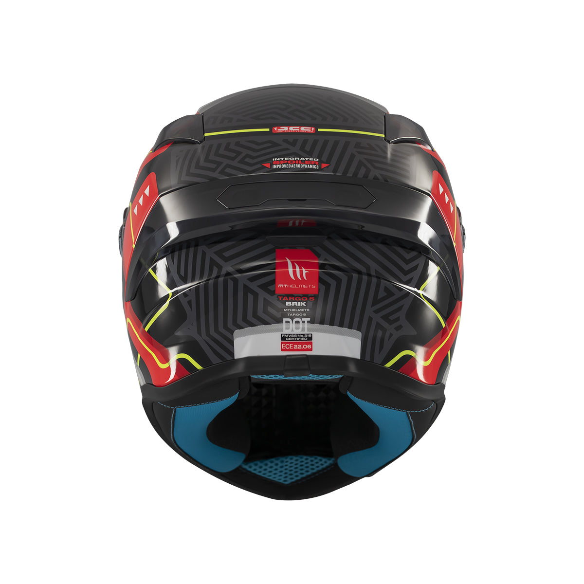 Casco MT Helmets Targo S Brik C5 Brillo, vista 5