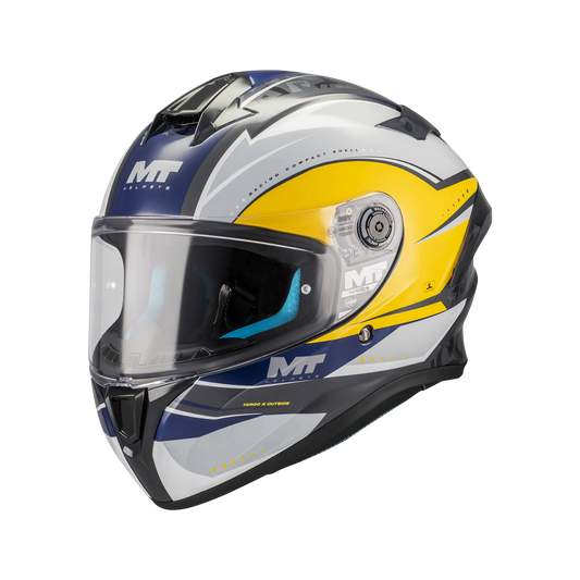Casco MT Helmets Targo S Outside C3 Brillo, vista 2