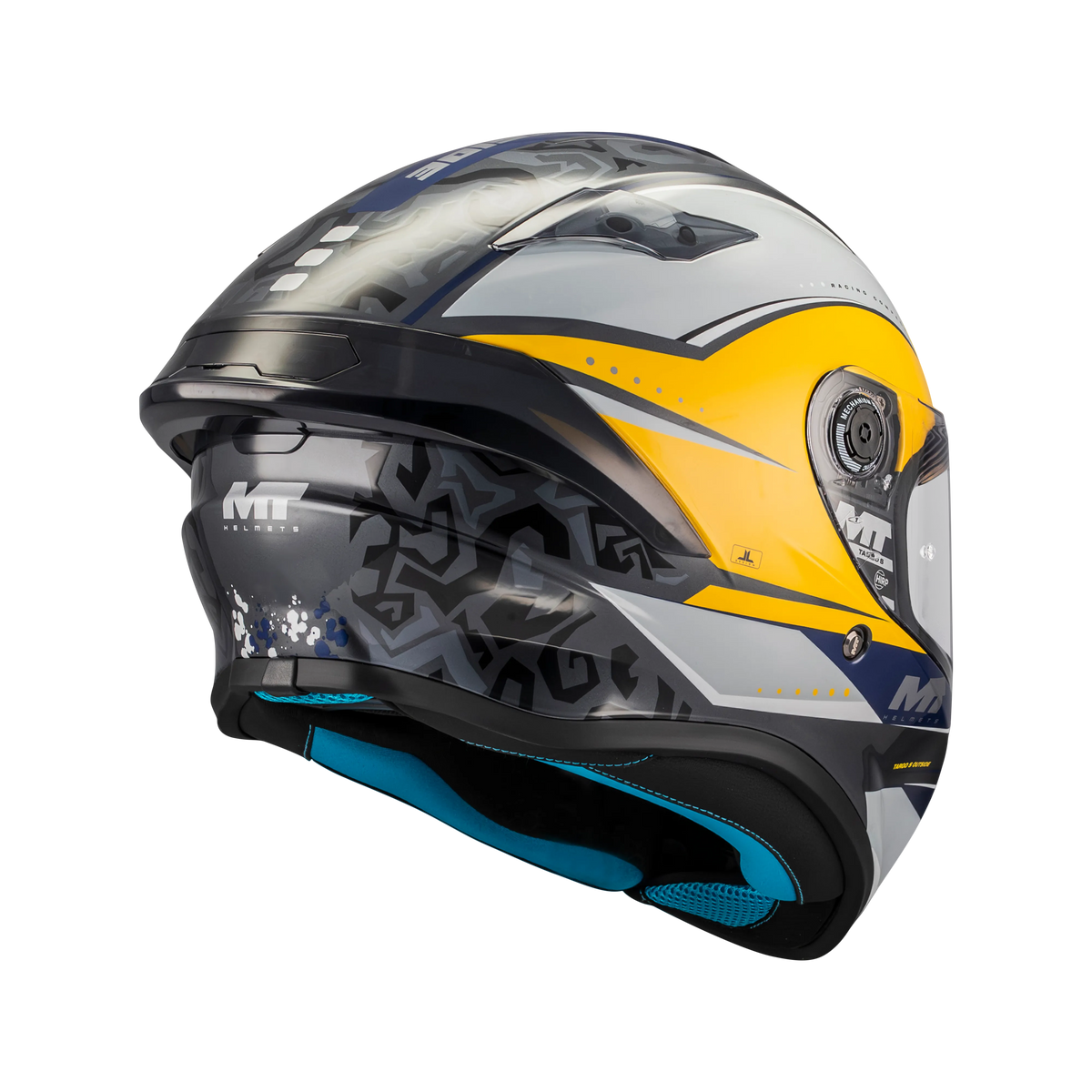 Casco MT Helmets Targo S Outside C3 Brillo, vista 4