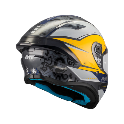 Casco MT Helmets Targo S Outside C3 Brillo, vista 4